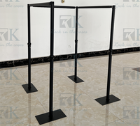 Kit de son surround Tech AV - Cadre en aluminium réglable en hauteur de 3 à 5 pieds # 45 housses vertes drapées pour 3 côtés, pour mariage/fête/événement