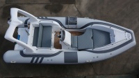 Bateaux semi-rigides gonflables en fibre de verre pour aventures en mer, à vendre