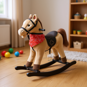 Caballo balancín de peluche de 46 cm para niños - Product Image 3
