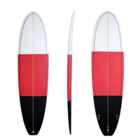 9'0 mousse EPS de haute qualité Longboard planche de surf résine époxy tissu en fibre de verre de carbone comprend un logo personnalisable pour les sports nautiques