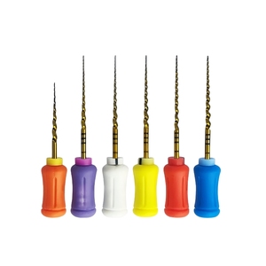 Limes dentaires antibactériennes V + Gold avec technologie Nano Gold pour le contrôle des infections Outils de traitement endodontique