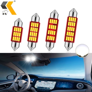 Shelly — éclairage Led forme de dôme pour intérieur de voiture, lampe blanche pour assiette automobile, Canbus de voitures, 31mm 36mm 39mm 41mm 4014 12SMD <span class=keywords><strong>C5W</strong></span>, 12V - Product Image 1