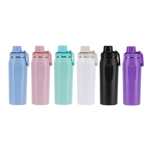 450ml 600ml 800ml 1000ml <b>Sport</b> Water <b>Bottle</b> With Transparent Lid 304 Stainless Steel Portable Vacuum Flask Custom Logo - Product Image 2