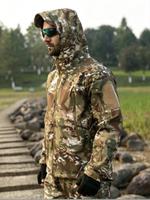 Veste bomber softshell en polyester Bone Frog Autumn, style streetwear, coupe ample, imperméable, coupe-vent, chaude, pour l'extérieur, avec capuche.