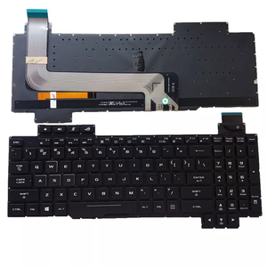 คีย์บอร์ดสำรองแบบมีไฟพื้นหลังสำหรับแล็ปท็อป <span class=keywords><strong>Asus</strong></span> ROG Strix GL503 GL503GE GL503V GL503VD อะไหล่สำหรับโน้ตบุ๊กเกมมิ่ง ขายส่งแบบ OEM - Product Image 4