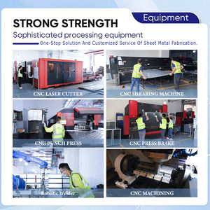 Fabrication sur mesure <span class=keywords><strong>de</strong></span> pièces en tôle d'aluminium et d'acier inoxydable, étanches IP66, pour tableau électrique, avec traitement <span class=keywords><strong>de</strong></span> poinçonnage. - Product Image 3