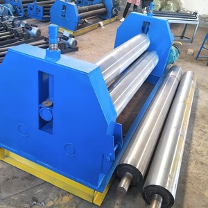 Plaque de tôle hydraulique cnc manuelle bon marché Machine à cintrer à 4 rouleaux - Product Image 6