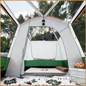 Hochwertiges Großraumzelt mit 13 Räumen, Vier-Jahreszeiten-Stahlstangen, Doppelschicht-Präzisionsnetz-Dach, PE-Boden 2000-3000mm - Product Image 2