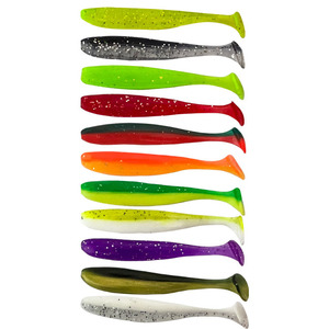 Señuelo de Pesca Aohu T-Tail, Cebo Suave de 5.5cm y 7cm para Lubina, Diseño de Anzuelo con Cola Rizada, Señuelo Biónico para Pesca en Agua Dulce - Product Image 5