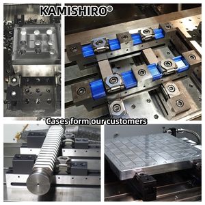Tornillo de Banco de precisión multiestación Kamishiro, accesorios de sujeción CNC <span class=keywords><strong>OK</strong></span>, tornillo de banco M12 Universal CNC Vice 25KN, tornillo de banco de línea, 3 ejes, 4 ejes, 5 ejes - Product Image 6