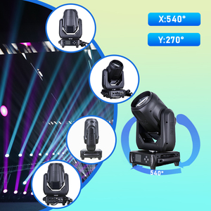 إضاءة متحركة شاربي بيم 380 مع تحكم DMX512 وعجلات ألوان وبريزما مقاومة للماء للأعراس والحفلات - Product Image 2