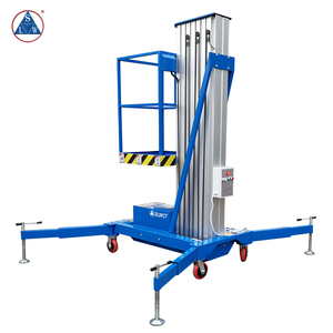 Plataforma de trabajo aérea eléctrica de aleación de aluminio, <span class=keywords><strong>150kg</strong></span> - Product Image 2
