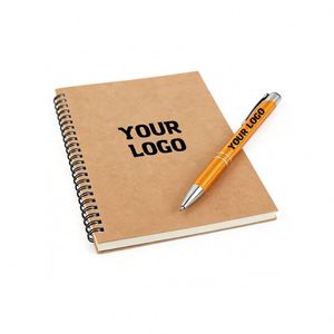 2025 Low MOQ Custom Kraft A5 Spiral Notebooks Customized Cheap Paper Notebook - Product Image 1