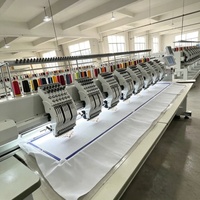 Machine à broder informatisée prête à l'emploi pour atelier, machine à broder les casquettes pour les entreprises de vêtements personnalisés