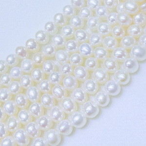 Perlas de Agua Dulce Naturales de Zhuji, 4.5-5mm, Casi Redondas, Casi Impecables, en Polvo, Semi-Acabadas, para DIY, Perlas Sueltas - Product Image 3