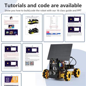 Kit de Robótica con Cámara Inteligente ESP32, Coche Robótico Solar, Kit de Programación Electrónica STEM, Compatible con <span class=keywords><strong>Arduino</strong></span>/<span class=keywords><strong>Scratch</strong></span>/Python - Product Image 6