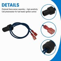 Ensemble capteur de flamme à cellule photoélectrique PP236 M16656-24 avec douille et câble de 24 pouces pour chauffages à air forcé au kérosène et au diesel