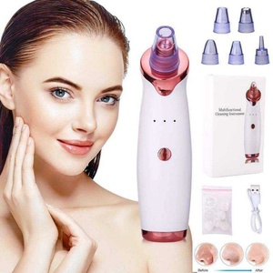 Appareil de nettoyage des pores et extracteur de points noirs avec aiguilles anti-acné, 5 têtes chaudes et froides, dispositif d'aspiration des points noirs - Product Image 1
