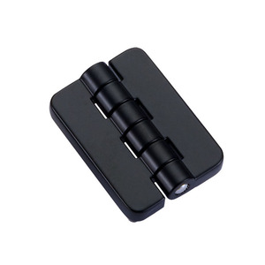 Charnière bout <span class=keywords><strong>à</strong></span> bout d'angle d'ouverture de 180 degrés peinte en noir en alliage de zinc pour charnières de porte et de fenêtre électriques de mini châssis - Product Image 2