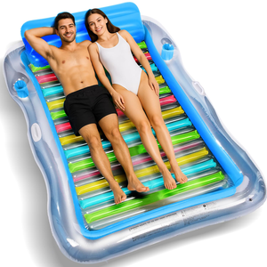 Piscine extérieure d'été Plage Coeur gonflable Rangée flottante <span class=keywords><strong>Bain</strong></span> <span class=keywords><strong>de</strong></span> <span class=keywords><strong>soleil</strong></span> en PVC Lit gonflable flottant Tapis <span class=keywords><strong>de</strong></span> <span class=keywords><strong>soleil</strong></span> Chaise longue à eau - Product Image 1