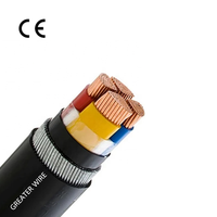 Kabel Tembaga Industri Berkualitas Tinggi 2/3/4/5 Inti YJV32 Berlapis Baja 4x95-185mm Kabel SWA Berisolasi XLPE