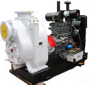 Nhà máy tùy chỉnh lưu lượng cao không chặn tự mồi động cơ diesel điều khiển máy bơm nước thải với