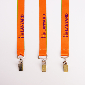 ID Card Holder Anti Theft Eco-friendly Custom Printed Pantone Colors Polyester/Nylon Strap Keychain Clip Wholesale Bulk Lanyards