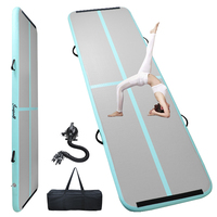 Tapis de gymnastique Airtrack personnalisé 3m/4m/6m/8m/10m, sol à Air, ensemble de faisceaux d'équilibre, piste d'air pour la pratique en plein Air