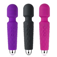 Vaginalvibrator, USB wiederaufladbar, 20 Frequenzen, wasserdicht, geräuscharm, 40 dB, lebensmittelechtes Silikon, Latex, Erwachsenenstimulation, Sexspielzeug