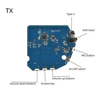 Kit de Auriculares para Juegos TWS de Baja Latencia 2.4G, Placa Base Personalizada, Módulo de Audio para Auriculares, Servicio de Diseño y Diseño de Soluciones