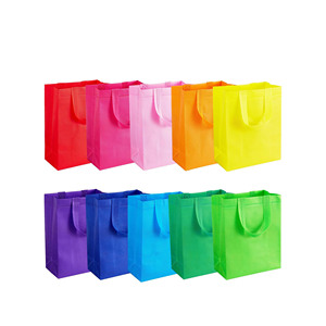 Sacs de shopping en tissu non tissé écologique de haute qualité, avec poignée, pour vêtements, cadeaux, impression personnalisée du logo, échantillon gratuit - Product Image 1