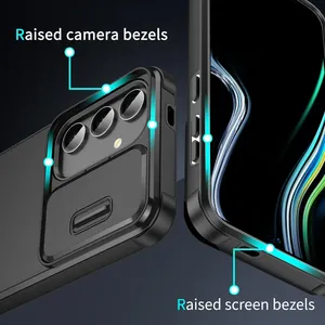 Funda Anticaídas para Teléfono con Ventana Deslizante, Agradable al Tacto, para Samsung S25 Plus S24 Ultra S23 S22 S21FE S20 <span class=keywords><strong>A53</strong></span> - Product Image 3