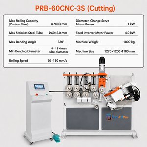 CNC Pipe Ring Rolling <b>Bending</b> <b>Machine</b> for Handrail Guardrail Furniture Round Square Rectangular Tube Circle Cutting Forming - Product Image 2