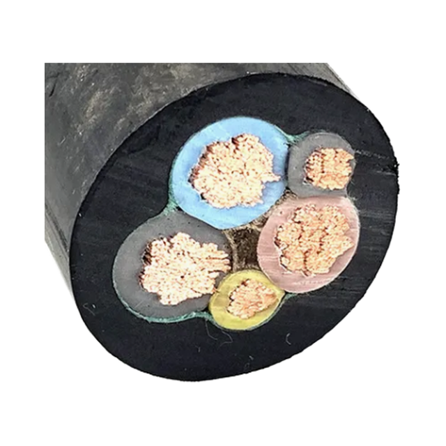 Electric Cable Manufacturing EPDM Rubber Sheathed Flexible Power Wire 450/750V Rubber Insulation Multi Core Copper Cable
