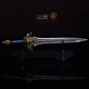 Warcraft 30cm arma grande Lane Kingdom espada Metal espada acero modelo artesanía cabeza de león espada Frostmourne Ash - Product Image 4