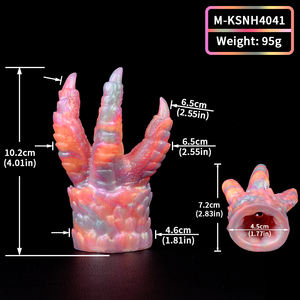 Bâillon en silicone souple Dragon Hand, réglable, design naturel pour adulte - Product Image 6