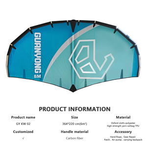 Novedades 2026: Wingfoil Inflable de 6M para Kitesurf, <span class=keywords><strong>con</strong></span> Alas de Fibra de Carbono y Bomba de Aire, Mochila y Wing Foil SUP para <span class=keywords><strong>Surf</strong></span> - Product Image 3