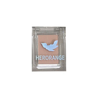 HERORANGE~ Fard à paupières monochrome charmant, nacré mat à faible saturation, paillettes fines, base scintillante pour femmes