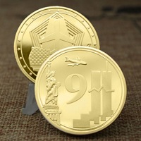 Stock usine directement Librement frais de moule 9 11 Jeton 9 11 Pièce Commémorative pour vente/9 11 Coin