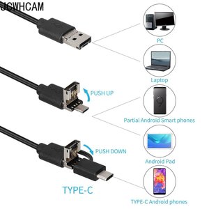 Cámara Mini Impermeable LM FD-4615 al por Mayor con Cable Ajustable de Plástico Suave y Goma de 7mm para Android USB Coche - Product Image 4