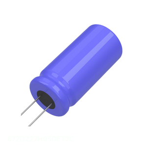 ตัวเก็บประจุแบบ Through Hole ยี่ห้อ Manufacturer Channel รุ่น 220 uF 672D227H050ET2C ชนิด CAP ALUM ความจุ 220UF แรงดัน 50V แบบ Radial TH - Product Image 1