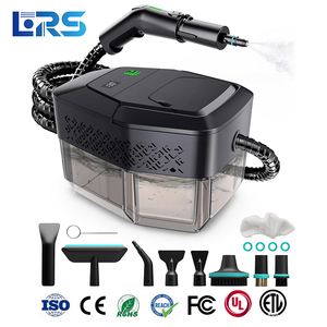 <span class=keywords><strong>Nettoyeur</strong></span> <span class=keywords><strong>Vapeur</strong></span> Portable 1,8 L Grand Réservoir Chauffage Rapide en 15s Protection Anti-Brûlure à Sec Poignée Réglable sur 3 Niveaux pour Salles de Bain et Joints de <span class=keywords><strong>Carrelage</strong></span> Domestiques - Product Image 1