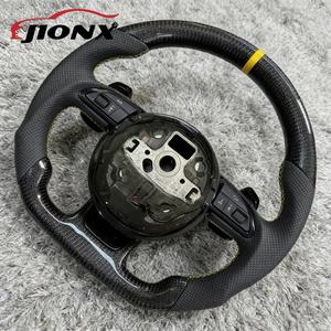 Volante de Fibra de Carbono Personalizado para Audi A3 A4 B8 A5 B8 <span class=keywords><strong>A6</strong></span> C6 A7 C7 A8 D4 Q5 S7, Venta al por Mayor y al Detal - Product Image 3