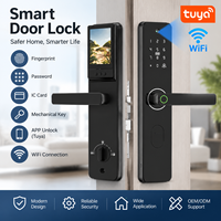 Serrure de porte numérique intelligente sans fil Wi-Fi avec caméra, biométrique, à empreinte digitale, pour la sécurité en gros