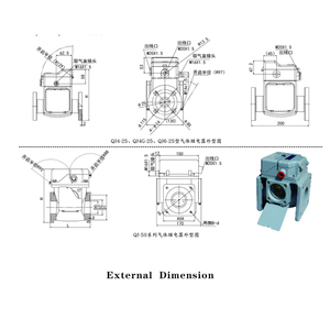 Relé de Gas <span class=keywords><strong>Buchholz</strong></span> Qj25/50 Eléctrico de Alta Calidad para Transformador, Utilizado en Transformadores Sumergidos en Aceite - Product Image 2
