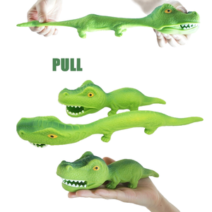 ของเล่นไดโนเสาร์ทีเร็กซ์น่ารัก ยี่ห้อจินคาน ของเล่นบีบเล่นคลายเครียด TPR ของเล่นตลกๆ ลาล่า ขายส่งสำหรับเด็กชายและเด็กหญิง - Product Image 1