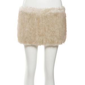 Conjunto de Dos Piezas Viviblook Z0130ST03 para Mujer, Top Corto sin Mangas, sin Espalda y sin Tirantes, Falda de Piel Sintética de Cintura Baja, Color Sólido - Product Image 6