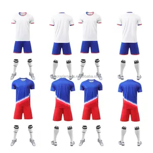 Hombres niños 2024 EE. UU. América personalizado OEM kits de fútbol conjunto completo kit de fútbol Estados Unidos uniformes conjuntos camiseta jersey