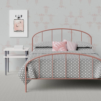 Cadre de lit en métal réglable de style moderne, base de lit simple, double ou king size personnalisée et économique pour chambre à coucher, extérieur ou salon