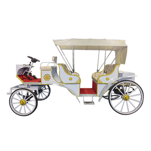 Carruaje Real de Caballos, Vagoneta Tirada por Caballos para Maratón, Carruaje de Acero Tipo Calabaza para Turismo - Product Image 6